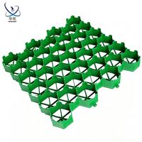 Экологичная модифицированная дренажная решетка из первичного HDPE-пластика для газона, парковок, пожарных проездов и склонов