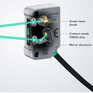 Keyence LR-X100 toof phạm vi thang máy cửa mực nước tốc độ Khoảng cách đo mét Cảm biến laser - Product Image 4