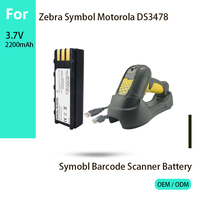 DS3478 Baterai Lithium Ion PDA untuk DS3578 21-62606-01 Baterai Simbol Pemindai Kode Batang BTRY-LS34IAB00