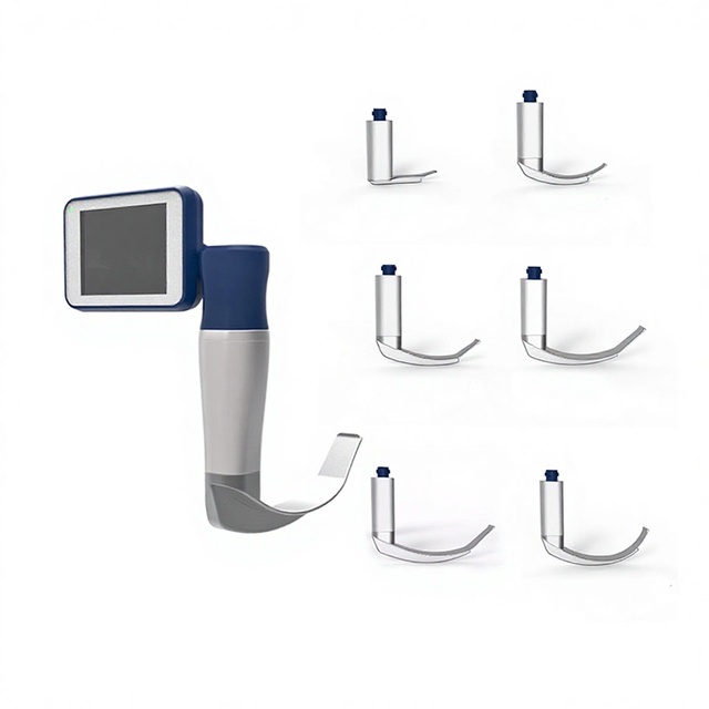 SY-P020N Cheap Medical Video Laryngoscope Complete Set with 6 Blades