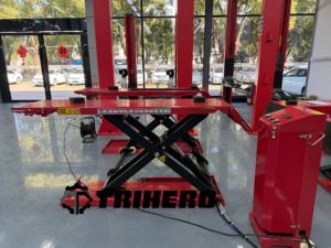 TRIHERO Elevador de Coche Portátil de 1200mm de Posición Media con Sistema Hidráulico, Equipo Elevador de Coche Móvil, Elevador de Tijera Hidráulico - Product Image 6