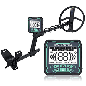 Detector de Metales Profesional con Bobina de Búsqueda de 30 cm, Multifrecuencia, para Adultos, Plástico ABS Negro, Alimentación de 12 V CC - Product Image 6