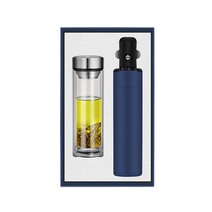 High Quality Temperature Display Glass Bottle Exquisite <strong>Umbrella</strong> <strong>Gift</strong> <strong>Set</strong> Business Corporate - Product Image 5