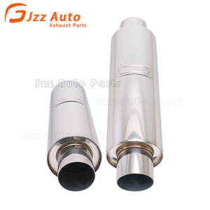 Modificare accessori scarico silenziatore vibrante in acciaio inox silenziatore 2/2.5 "presa di ingresso risonatore Sport universale - Product Image 4