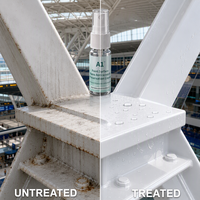 Essence de peinture liquide transparente anti-rayures de qualité industrielle A1, nano-micro-cristalline