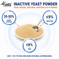 Poudre de levure inactive riche en vitamines du groupe B, améliore la valeur nutritive, digestion facile pour porcs, volailles, animaux aquatiques et animaux d'accompagnement
