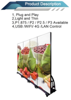 Afficheur LED Senqi Factory New P3, design élégant, intérieur et extérieur, garantie 3 ans, pour la publicité et la promotion