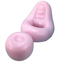 Aufblasbarer Luft stuhl Lazy BBL Sofa Liegestuhl mit Ottomane
