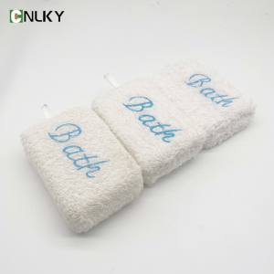 <span class=keywords><strong>Éponge</strong></span> de bain en tissu <span class=keywords><strong>éponge</strong></span>, <span class=keywords><strong>éponge</strong></span> luffa, coussinets pour l'exfoliation des peaux mortes - Product Image 1