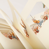 2025 nuevo cuaderno A5 personalizado de negocios 3D Kung Fu personaje de dibujos animados pegamento suministros de oficina empresa manualidades de papel personalizadas