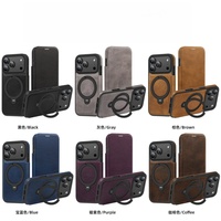 Nouvel Étui Portefeuille en Cuir à Rabat pour iPhone 17 11 12 13 14 15 16 Pro Max 17 Air avec Protection 360 °   Support magnétique pour téléphone, coque antichoc