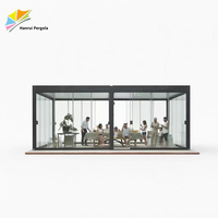 Pergola moderne en alliage d'aluminium - Gazebo de jardin résistant au vent avec options personnalisées