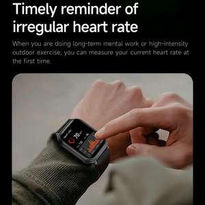 Смарт-часы с большим экраном 1,83 дюйма, аккумулятором 700 мАч, стильным алюминиевым корпусом, водонепроницаемостью IP67, функцией звонков по Bluetooth и реальными датчиками для фитнеса - Product Image 2