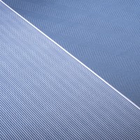 Maglia da Calcio Retrò Personalizzata, Jersey Blu Chiaro con Bordi Verticali, Collo a V, Manica Corta, Uniforme Maschile per Squadre, Produzione all'Ingrosso