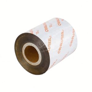 Ruban en résine couleur or holographique (<span class=keywords><strong>4</strong></span> pouces x 450 m) avec noyau de <span class=keywords><strong>1</strong></span> pouce, ruban de transfert thermique pour imprimante Zebra Zt 230 - Product Image 2
