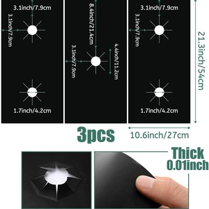 1 Set 5-Hole Gas Stove <b>Pad</b> Protective Cover Kitchen Cleaning Anti-dirty Non-stick <b>Pad</b> Reusable Stovetop <b>Scratch</b> Protector <b>Pads</b> - Product Image 6