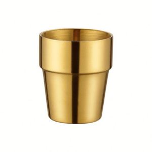Custom Logo Drinking Cup Travel Outdoor Camping Double Wall <b>Stackable</b> Stainless Steel Coffee <b>Mugs</b> - Product Image 2
