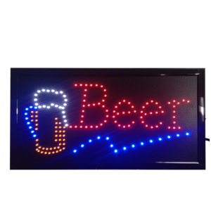 La migliore vendita Luminoso HA CONDOTTO il Segno Aperto con Animazione Interruttore ON e OFF con la Catena Kit (Ovale Orizzontale <span class=keywords><strong>Corsivo</strong></span>) - Product Image 5