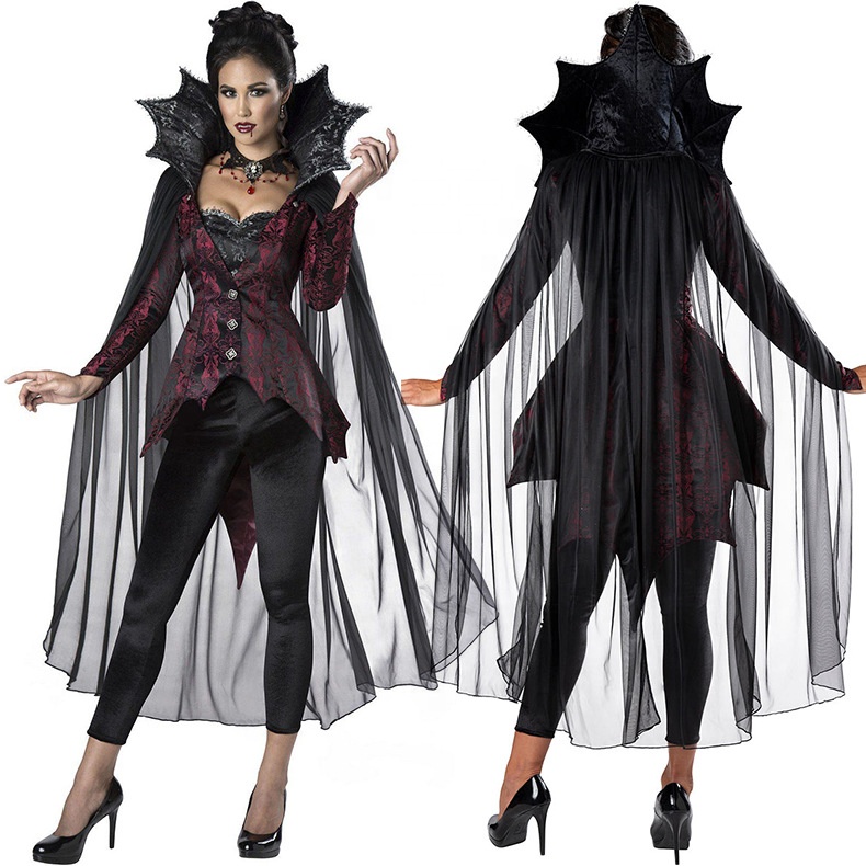 adult black widow dress costume Luxe Bloom Simple Corsage main image 1