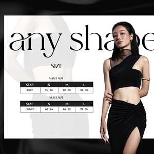 เสื้อผ้าผู้หญิงเสื้อตาข่ายแขนกุดเปิดไหล่คอเสื้อสั้นยาวเหนือเข่ายืดระยับเวียดนาม - Product Image 6