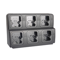 Chargeur de batterie pour GP3688 EP450 DEP450 XIR P3688 DP1400 Chargeur de bureau rechargeable à 6 voies
