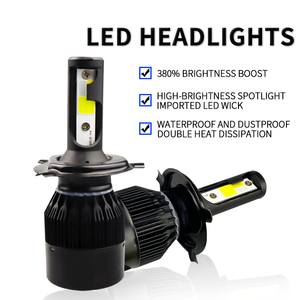 Bombilla tricolor de haz Alto y Bajo para faros led, C6, tres colores mezclados, 3000K, 4300K, 6000K, h1, h3, h7, h11, h8, h9, 880, 9005, 9004, h13, h4, 9006 - Product Image 4