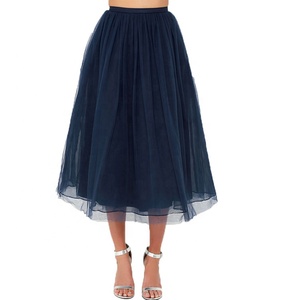 Falda de tul hasta la rodilla para mujer, tutú <span class=keywords><strong>en</strong></span> <span class=keywords><strong>capas</strong></span> hinchadas, venta al por mayor, 2022 - Product Image 3