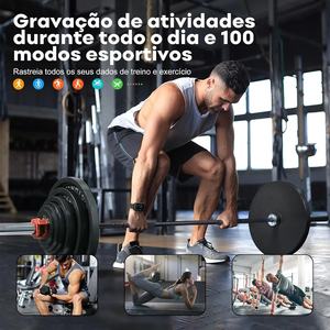 Reloj Inteligente PEJE ZW01 Max Resistente al Agua 1ATM para Hombre, Pantalla Cuadrada Táctil Completa de 1.83 Pulgadas, Compatible con IOS/Android, Batería de 7-10 Días - Product Image 4