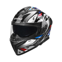 Casque modulaire compatible Bluetooth - Double visière et système de déverrouillage rapide, directement de l'usine, conduite toute saison, garantie de 12 mois