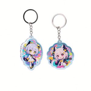 Acrylic <b>Keychain</b> Custom <b>Keychain</b> Hanger Wholesale Cartoon Transparent <b>Anime</b> Peripheral Sign Customization - Product Image 4