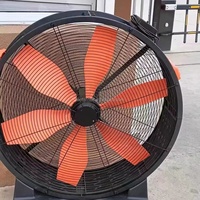 Ventilateur mobile de gym 1m 1.2m 1.5m, grand diamètre, ventilateur industriel sur pied, refroidissement silencieux, moteur PMSM, ventilation portable pour centre de fitness