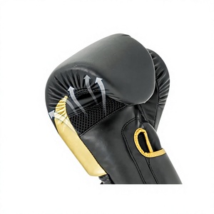 Guantes de Boxeo Dishoom de Cuero Blanco de 10oz con Cierre de Gancho y Bucle, Correa de Muñeca Ajustable, Transpirables, Ligeros, Empaque Individual, para Entrenamiento - Product Image 3