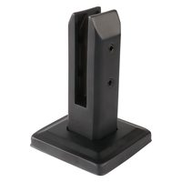 DETECH - Fixations pour clôture de piscine en verre carré moderne sans cadre en acier inoxydable 316, 10 mm-12 mm, pour balcon, escalier, hôtel, villa, garde-corps