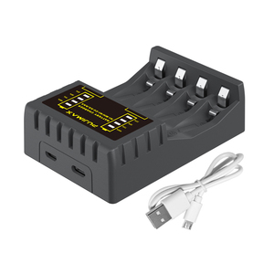 PUJIMAX4スロットAA USBバッテリー充電器NICD2 3 AA充電式バッテリー充電器1.2V AA AAA充電器nimhnicdバッテリー用 - Product Image 1