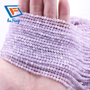 Perline sfaccettate in <span class=keywords><strong>pietra</strong></span> naturale di alta qualità, <span class=keywords><strong>Kunzite</strong></span>, da 2mm, 3mm, 4mm, per accessori di gioielleria, bracciali e orecchini - Product Image 5