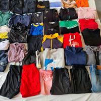 IB11 Ropa Usada de Marca en Pacas al por Mayor, Ropa de Segunda Mano de Alta Calidad, Chaquetas, Sudaderas, Camisetas, Pantalones Cortos y Largos de Diseñador Mixtos