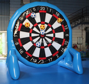 Tableau de fléchettes de football <span class=keywords><strong>CIMA</strong></span> de 10 pieds avec logo personnalisé, pour enfants, utilisation extérieure, location, en bâche PVC, jeu d'entraînement de football gonflable, modèle IFUN - Product Image 4