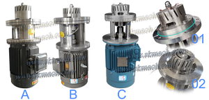 Mezclador de emulsión de entrada inferior para lavado, gel de crema de loción, gel de goma xantana, homogeneización, 7.5HP, SS304 - Product Image 6