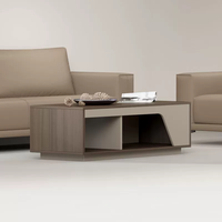 Table de réception de bureau écologique de qualité E0, bureau créatif pour la préparation du thé et combinaison de canapé de bureau assorti