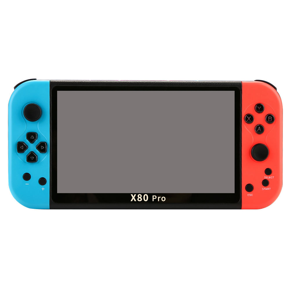 2025 New X80 PRO 7-Inch Retro Handheld Game Console with 20000+