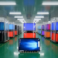 Panel LCD auauo 55 inci resolusi layar Lcd 1920X1080 kecerahan tinggi 2500 Cd/m2 diaplikasikan tampilan Digital