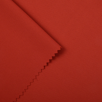Tissu tissé en crêpe Cady de polyester recyclé et élasthanne, certifié GRS, couleur personnalisée, 250 GSM, 150 cm, textile uni pour robe et vêtement