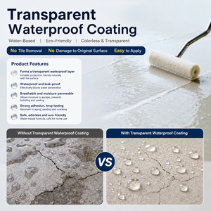 Revêtement transparent auto-nivelant en gel cristallin et scellant invisible pour sols intérieurs et zones humides – Vente directe usine - Product Image 5