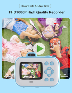 Papieren print kinder instant <span class=keywords><strong>camera</strong></span> met papieren print peuter speelgoed kerst verjaardag cadeaus cadeau draagbare digitale <span class=keywords><strong>camera</strong></span> voor kinderen - Product Image 3