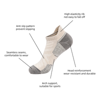 Chaussettes de randonnée et de sport en laine mérinos personnalisées, épaisses, en tissu éponge tricoté, amorties, résistantes à l'usure, anti-humidité, chaudes et écologiques