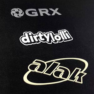 Parches de PVC 3D personalizados con diseño de logotipo, transferencia por calor, insignias de goma termoadhesivas, parches de silicona transparentes - Product Image 2