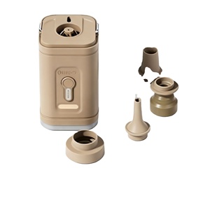 Pompe à air électrique portable rechargeable par USB pour le <span class=keywords><strong>camping</strong></span> en plein air, <span class=keywords><strong>gonfleur</strong></span>/dé<span class=keywords><strong>gonfleur</strong></span> sans fil double usage pour matelas pneumatiques et piscines - Product Image 1