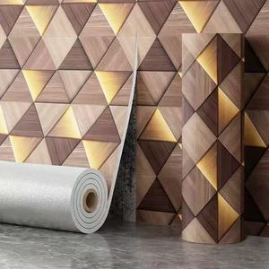 Adesivo Murale Impermeabile in IXPE, Rivestimento Murale 3D Effetto <span class=keywords><strong>Legno</strong></span> per Decorazione d'Interni - Product Image 1