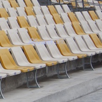 Avant Sports Stade Sièges Arena Football Football Événement Siège HDPE Tribune Chaises Stade Fixe Banquettes avec Dossier Haut