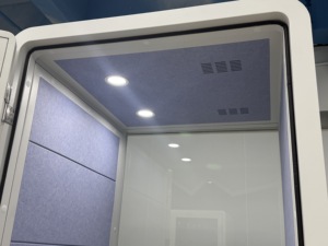 Cabine insonorisée de conférence de bureau modulaire Cabine téléphonique Maison insonorisée avec climatiseur - Product Image 3